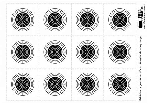 Shooting targets – Free Printables