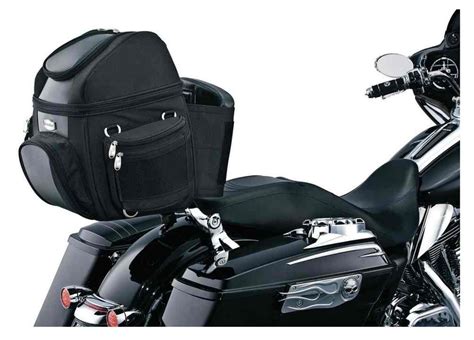 Kuryakyn Motorcycle GranTour Rack Bag - Black, 14 x 20 x 18 inches 4141 - Wisconsin Harley-Davidson