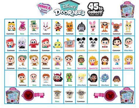 Disney Doorables Checklist Printable - Printable Word Searches