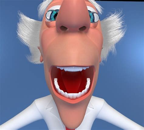 Mad Scientist Cartoon Rigged 3D Model rigged MAX | CGTrader.com