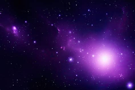 Premium AI Image | a purple nebula with a purple star in the center.