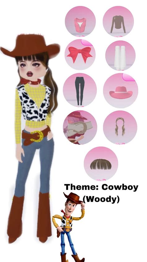 Dress to Impress Idea: Cowboy (Woody)| VIP in 2024 | Dress to impress ...