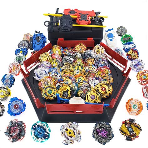 Tops Launchers Beyblade Burst Set Toys With Starter and Arena Bayblade Metal Fusion God Spinning ...