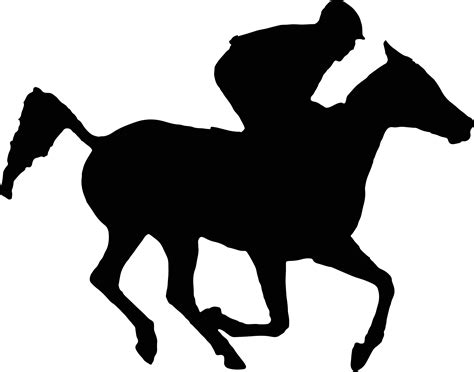 Racing Horse Silhouette at GetDrawings | Free download