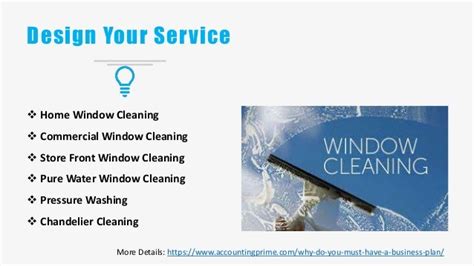 Window cleaning business plan