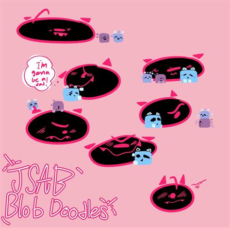 Redrew my blixer blob doodles! Now he’s with his family! | Just Shapes & Beats Amino