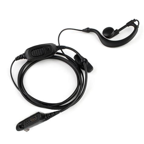 Two way Radio Headset Earpiece For Motorola Walkie Talkie Radios Gp328 Gp338 Ptx760 HT750 B009 ...