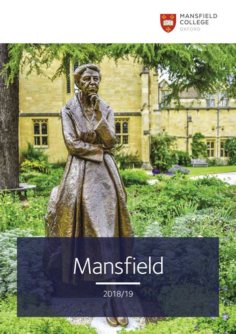 Mansfield Magazine 2018-19 by Mansfield College, Oxford - Issuu