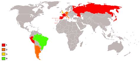 Map of Stadiums by Country : WEPES