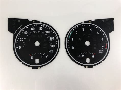 2011-2013 Jeep Grand Cherokee MPH Conversion Gauge Face | usspeedoconversions.com