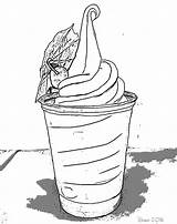 Yoghurt Coloring Pages sketch template