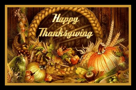 Barbara_Wyckoff's Animated Gif | Thanksgiving greetings, Happy thanksgiving, Thanksgiving