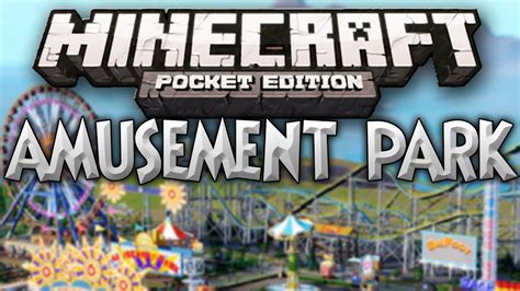 Awesome Amusement Park w/ Waterslides and Rollercoasters - Minecraft ...