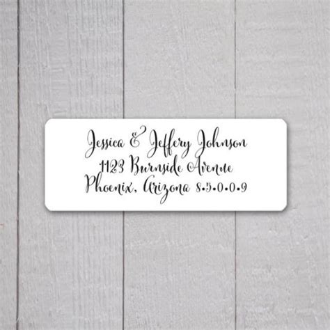 Wedding Invitation Return Address Labels, Wedding Stickers, Return ...