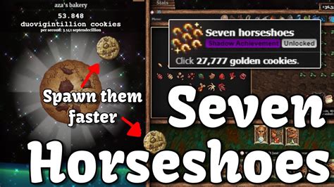 Cookie Clicker Shadow Achievement Guide: Seven Horseshoes - YouTube