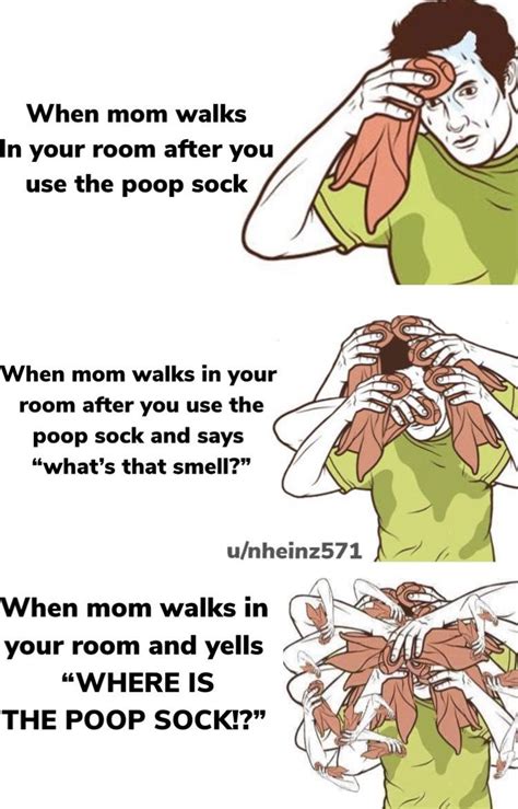 Mommy found the poop sock : r/poopsock