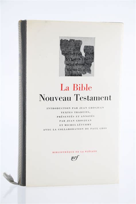 [LA BIBLE] Nouveau Testament - Edition-Originale.com