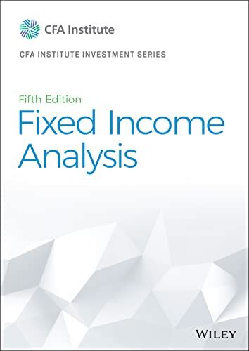 Fixed Income Analysis - STANZATEXTBOOKS