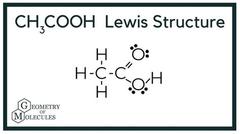 Acetic Acid Lewis Structure CH3COOH