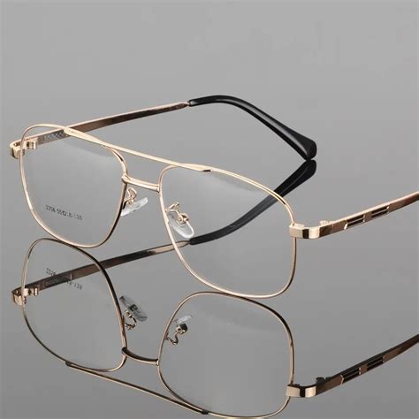 Vazrobe Gold Eye Glasses Men eyeglasses Frame for male optical lens Prescription for Men's ...