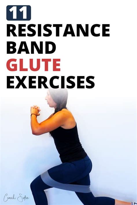 11 Great Resistance Band Glute Exercises (With Free PDF!) - Coach Sofia ...