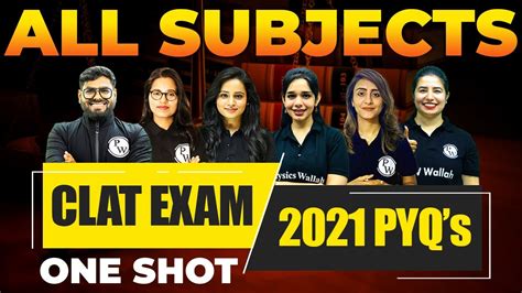 CLAT EXAM : All Subjects | Previous Year Question Paper 2021 (One Shot) | CLAT Preparation - YouTube