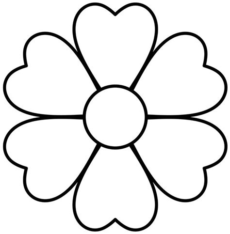 Flower | Flores para dibujar, Manualidades, Plantillas para apliques