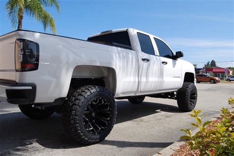 2015 Chevy Silverado with Mcgaughys Suspension Lift Kit Installation ...