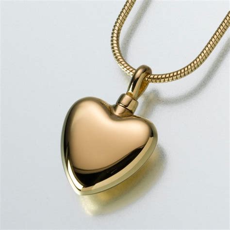 Small Heart Pendant Cremation Jewelry — Afterlife Essentials