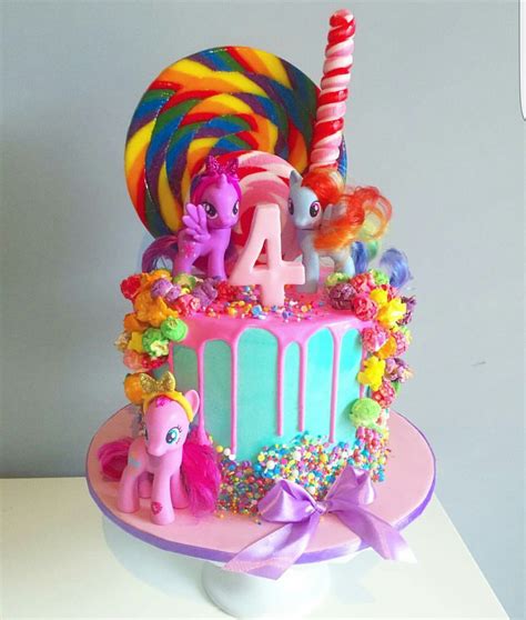 Unicorn party cake | Pony birthday, My little pony cake, Little pony cake