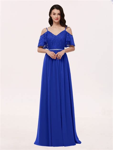 Royal Blue Bridesmaid Dresses & Bridesmaid Gowns | BABARONI Steel Grey ...