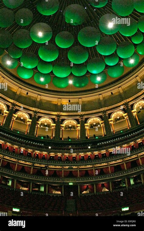 The Royal Albert Hall, London. Interior Stock Photo - Alamy