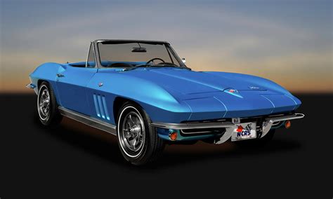 1966 C2 Chevrolet Corvette Convertible - 66VETTECV9539 Photograph by ...