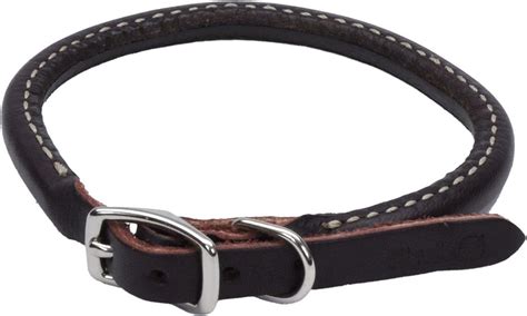 Amazon.com : Coastal Pet Circle T Latigo Leather Round Dog Collar - Handcrafted Leather Pet ...