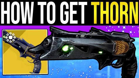 Destiny 2 | How to Get THORN Exotic Quest! - Where to Find It, Full Quest Steps Guide & PvP Tips ...