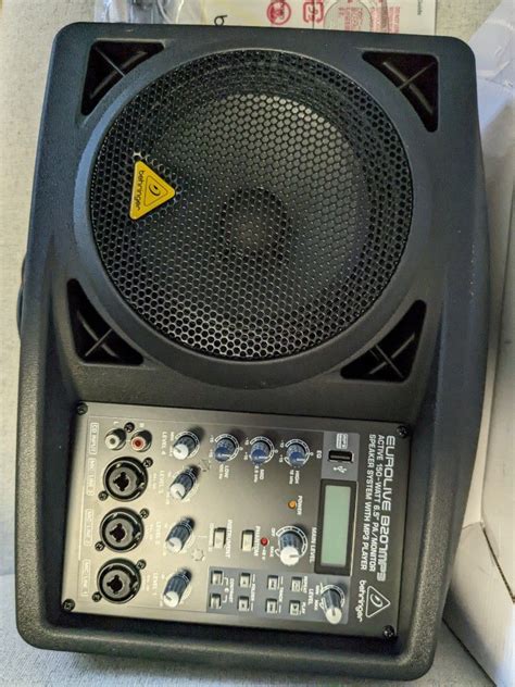 Behringer B207MP3 Eurolive 150W 6.5 inch personal PA Monitor Speaker improved B205D, Audio ...