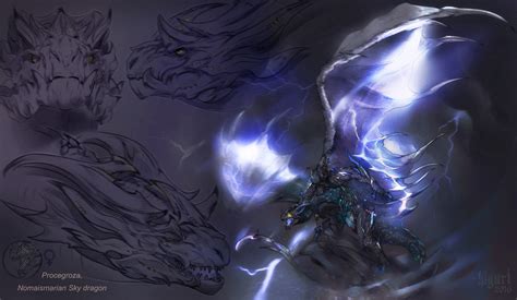 ArtStation - Thunder dragon