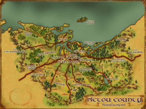 Pictou County Map