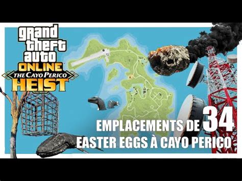 GTA 5 Online - Emplacement de 34 Easter Eggs à Cayo Perico !!! 1 VUE ...