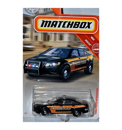 Matchbox - Ford Police Interceptor State Police Car - Global Diecast Direct