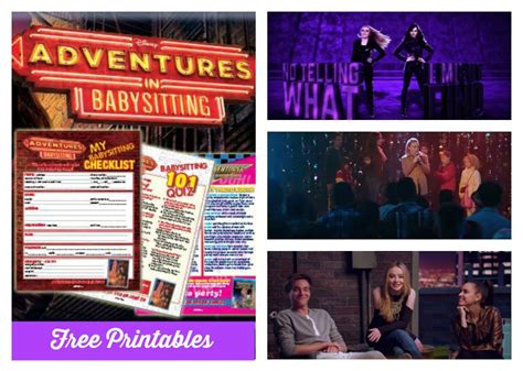 Adventures in Babysitting Printables Wildside & Rap Battle Videos ...