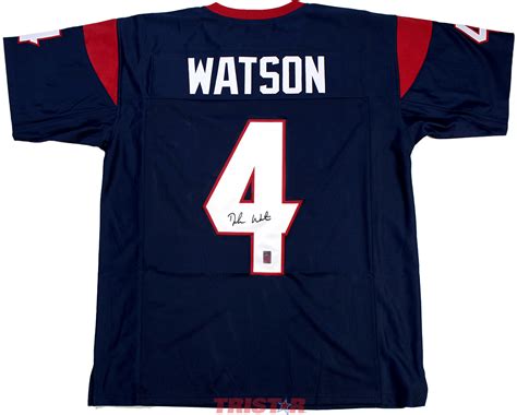 Deshaun Watson Autographed Houston Texans Custom Jersey