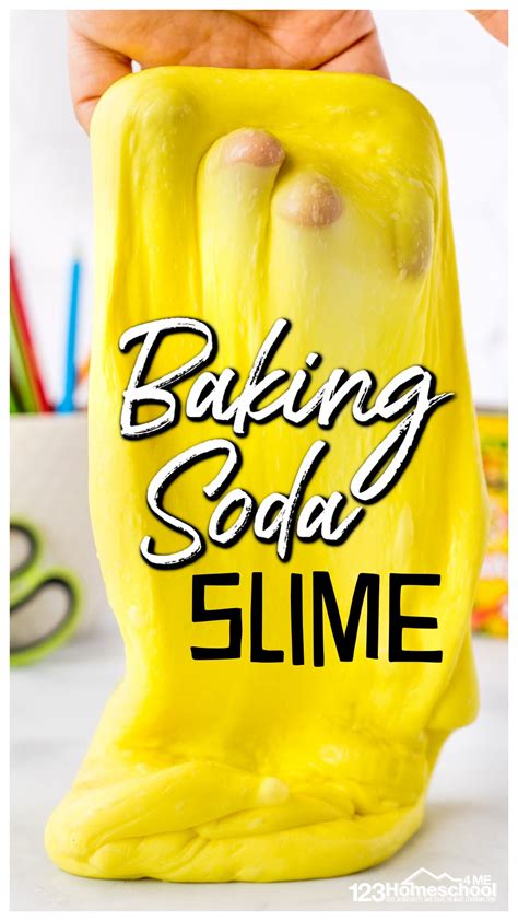 Amazing Baking Soda Slime - 123 Homeschool 4 Me