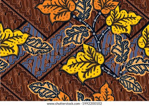 Indonesian Batik Motifs Very Distinctive Patterns Stock Vector (Royalty ...