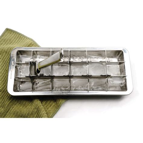 RSVP Stainless Steel Ice Cube Tray - Whisk