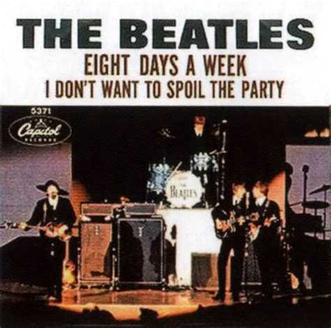 Eight Days A Week single artwork – USA – The Beatles Bible