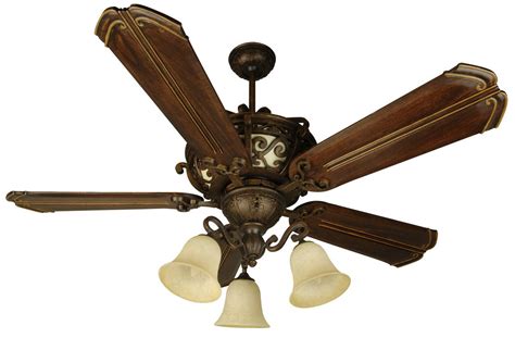 Craftmade TO52PR Peruvian Toscana 44" - 56" 5 Blade Ceiling Fan - Uplight Included - Requires ...