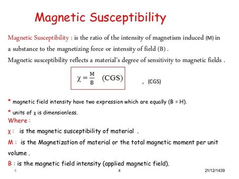 Magnetic susceptibility of magnetic materials