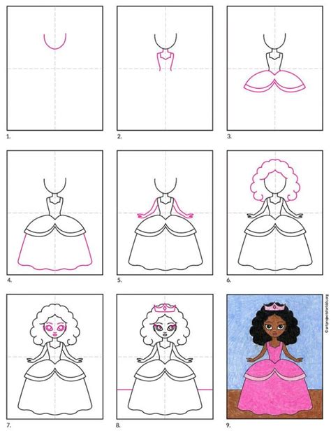 how to draw cinderella step by step Cinderella prince charming draw ...