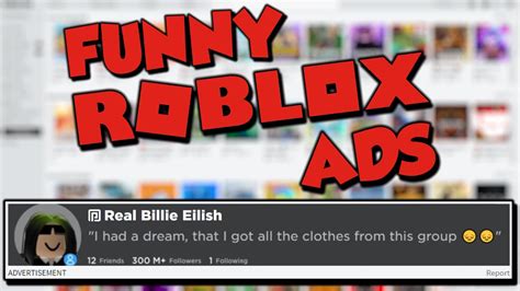 FUNNY ROBLOX ADS - YouTube